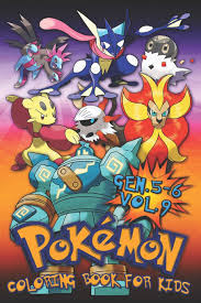 I originally drew these pokemon coloring pages back when my son was young enough to actually consider coloring them. Pokemon Coloring Book For Kids Vol 9 Babies Evolutions Of Gen 5 6 Pokemon Legends Lickitung 9781093724806 Amazon Com Books
