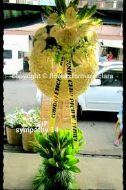 Fresh flowers from our fields, expertly designed and delivered by proflowers®. Funeral Wreath Sympathy Flowers Delivery In Metro Manila Flowers Plants Metro Manila Philippines Flowers4mariaclara