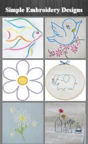 Drawing designs simple and easy flower sketch embroidery designs. Simple Embroidery Designs For Android Apk Download