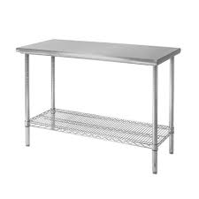 Choose from our selection in various materials like steel, wood or butcher's block. Commercial Nsf Stainless Steel Top Kitchen Island Table 49 X 24 In Worktable 726084925779 Ebay