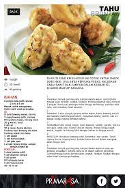 Tahu Brontak Resep Tahu Resep Adonan