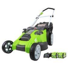 Shop online and pick up at 500+ locations. Canadian Tire Greenworks Twinforce 40v Lithium Cordless Lawn Mower 20 In Redflagdeals Com