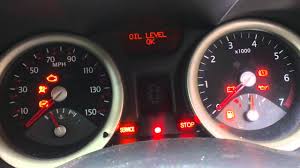 Außer airbag,er leuchtet wegen des fahrersitzes. Renault Megane Service Light Reset Youtube