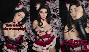 Liensue Teases You In Her Devilish Christmas Outfit | PimpBunny