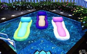 Pool Lounger Ts3 To Ts4 The Sims 4 Catalog Pool Lounger Sims Sims 4