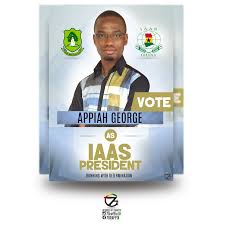 Maybe you would like to learn more about one of these? George Appiah As Iaas President A3 Election Campaign Poster Design By 7graffix Branding Services Printing Services Emotions