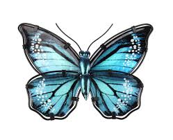 Buy mixun 3d metal butterfly wall accents, butterfly wall decor sculpture hang outdoor garden for home, bedroom, living room, office, garden: Liffy Metal Butterfly Outdoor Wall Decor Garden Hanging Art Blue Fence Decorations For Bedroom Patio Or Shed Buy Online In Czech Republic At Czech Desertcart Com Productid 133572235