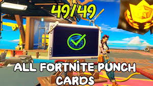Punchy — punch card punches (10. Fortnite All Available Punch Cards