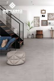 Keramische Vloertegel In Betonlook Xl Tegel Groot Formaat 120 X 120 Cm In Een Woonk Living Room Tiles Grey Flooring Living Room Grey Floor Tiles Living Room