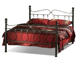 Lit Marquise 160x200cm Metal Facon Fer Forge Fer Forge Latte Bois Lit