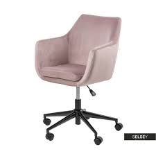 4.9 out of 5 stars. Marcelio Office Chair Pastel Pink Velour Selsey