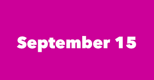 September 15 Famous Birthdays - #1 ...