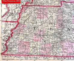 West Tn County Map Maps, Railroads, Roads | Obion County, Tngenweb