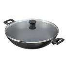 Jumbo Wok Pan with Glass Lid, Non-Stick, Dishwasher & Oven Safe, 36cm T-Fal