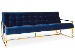 Heaven sent.a curved sofa announces to the world that you are on the varsity decorating squad. Goldfinger Apartment Sofa By Jonathan Adler Film And Furniture