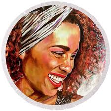 Whitney Round Beach Towel by Joel Tesch