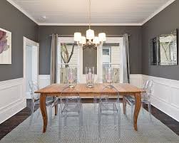 Dining Room Transformation White Wainscoting Dining Room Colors Grey Dining Room