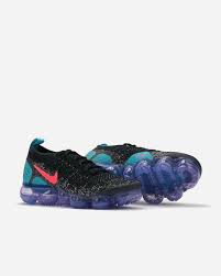 These are the best vapormax!! Nike Women S Air Vapormax Flyknit 2 Black Hot Punch Dusty Cactus 942843 003 Sole Finess Nike Air Max Nike Air Nike