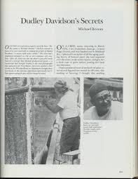 Dudley Davidson's Secrets