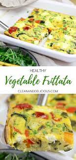 Vegetable Frittata Roasted Vegetable Frittata Recipe Clean Delicious Recipe Vegetable Frittata Recipes Frittata Recipes Vegetable Frittata Healthy