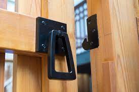 Gate exit devices, fence exit devices, gate push bars Oval Mid Century Modern Lever Handle Gate Latch Modern Gate Latch Modern Gate