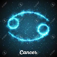 Discover the cancer sign, the crab who's the emotional center of the zodiac. Vector Abstract Zodiac Sign Cancer On A Dark Blue Background Royalty Free Cliparts Vectors And Stock Illustration Image 76091494