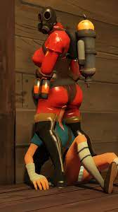 Rule34 - If it exists, there is porn of it  fempyro, femscout, pyro, scout   691373