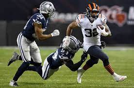 Where does David Montgomery rank among elusive RBs in NFL?
