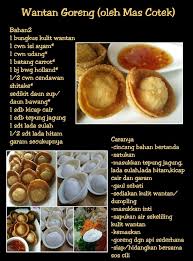 .resepi sup ayam, resepi sup bakso, resepi sup sayur, resepi sup telur, resepi sup wantan, resepi sup daging, resepi sup tulang, resepi sup cendawan related posts to resepi sup ayam enak. Wantan Goreng Food Pretzel Bites Pretzel