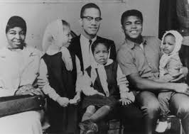 Malcolm x and mohamed ali with their kids. Further Malcolm We Want Freedom Opinion
