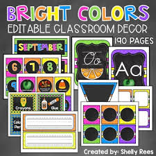 Chalkboard Theme Decor Worksheets Teaching Resources Tpt