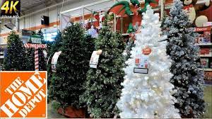 Christmas Tree Shopping All Christmas Trees At The Home Depot Christmas Shopping Christmas Tree Shop 4k Youtube