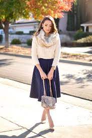 Chic Ways To Wear Your Midi Skirt During Winter 23 Outfit Ideas Midi Skirt Winter Elegant Midi Skirt Winter Skirt Fashion