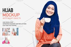 Download Hijab Mockup Set With 3 Psd Files Unique Face Mask Design Mockup Mockup Psd