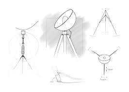 This artist's lamp watercolors, really attracted my attention and here we are in this post. Design Lamp Drawing