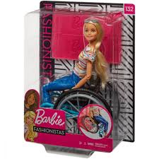 Jucarie casa barbie cu papusa barbie inclusa. Papusa Barbie Fashionistas In Scaun Cu Rotile Noriel