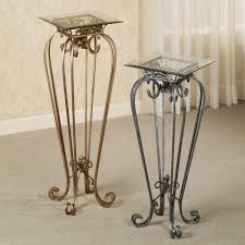 For more antique furniture go to www.antiquesbrickandstone.com Touch Of Class Chalcedony Metal Scroll Pedestal Table With Beveled Glass Top Antique Gold 30 High Home Kitchen Tables Fcteutonia05 De