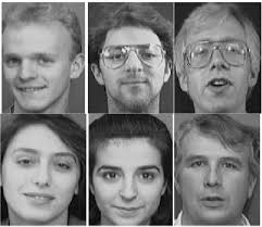 Sample images from ORL database By running the experiments with...