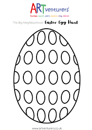 Cut out the shape and use it for coloring, crafts, stencils, and more. The Big Neighbourhood Easter Egg Hunt
