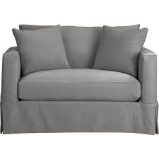 willow twin sleeper sofa crate and barrel twin sleeper sofa chair and a half sofa
