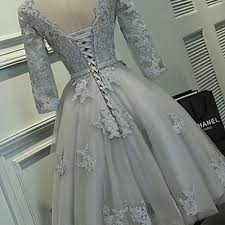Whether you budget is big or not, you will always find more things need to pay. Long Sleeves Ivory Lace Tea Length Wedding Dresses Cheap Beach Short Bridal Wedding Gowns Plus Size