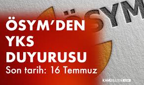 * güncel gelişmelere ve salgının seyrine göre ösym sınav takvimi yenilenerek kamuoyuna duyurulacaktır. Osym Den 2021 Yks Duyurusu Okul Birincileri Dikkat