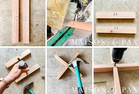 You will need to trace around the wood slice and trim down the photo to fit onto the wood slice. Diy Cedar Wood Plant Stand Maison De Pax