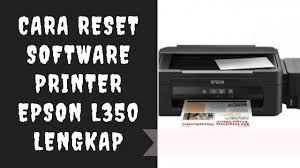 Cara Reset Software Printer Epson L350 Lengkap Youtube