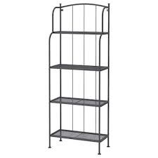 Applaro Wall Panel 2 Shelves Outdoor Brown Stained Brown Ikea Ikea Outdoor Ikea Garden Outdoor Shelves
