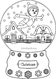 Elf on the shelf appears everywhere during the holiday season. Elf On The Shelf Coloring Pages Coloringall