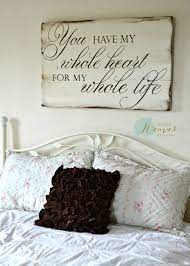 Master bedroom signs with shutterfly. You Have My Whole Heart Wood Sign Customizable Rustic Wood Signs Diy Home Decor Home Diy