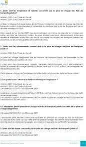 Quel que soit le moyen de locomotion que vous. Prise En Charge Par L Employeur Des Frais De Trajet Entre Le Domicile Et Le Lieu De Travail