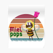 Miel pops in 5 different languages (fixed). Miel Pops Posters Redbubble