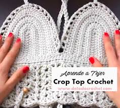 Descargá esta entrada en pdf! Patrones De Crop Top Crochet Facil Tutorial